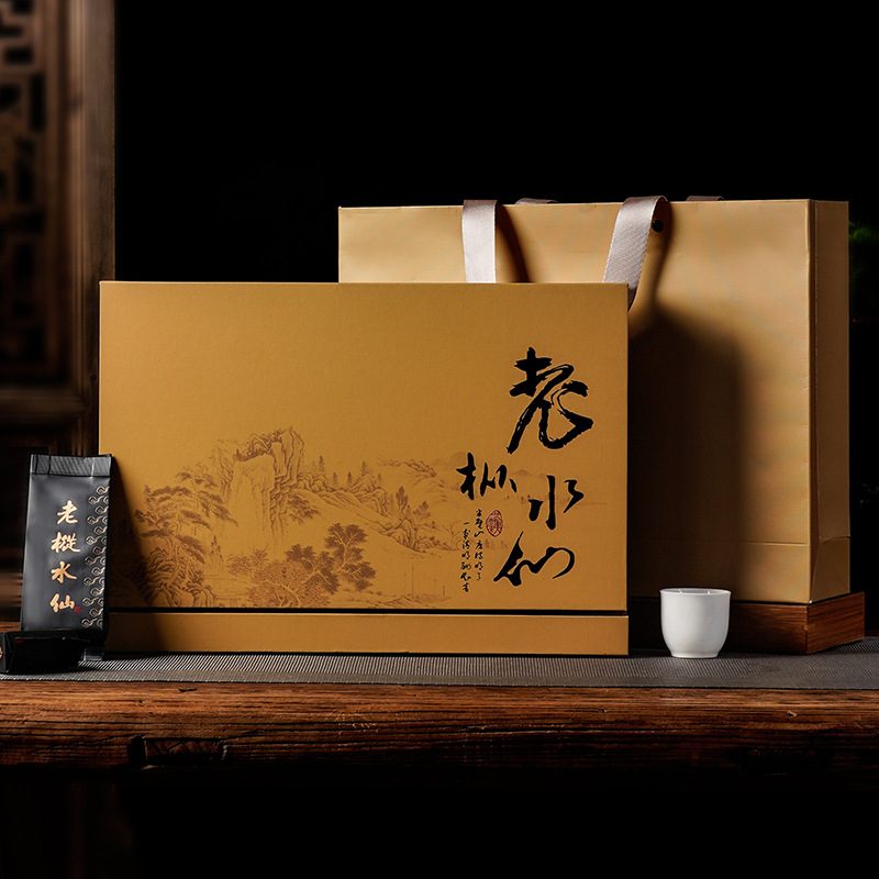 武夷岩茶老枞水仙特级乌龙茶高档礼盒