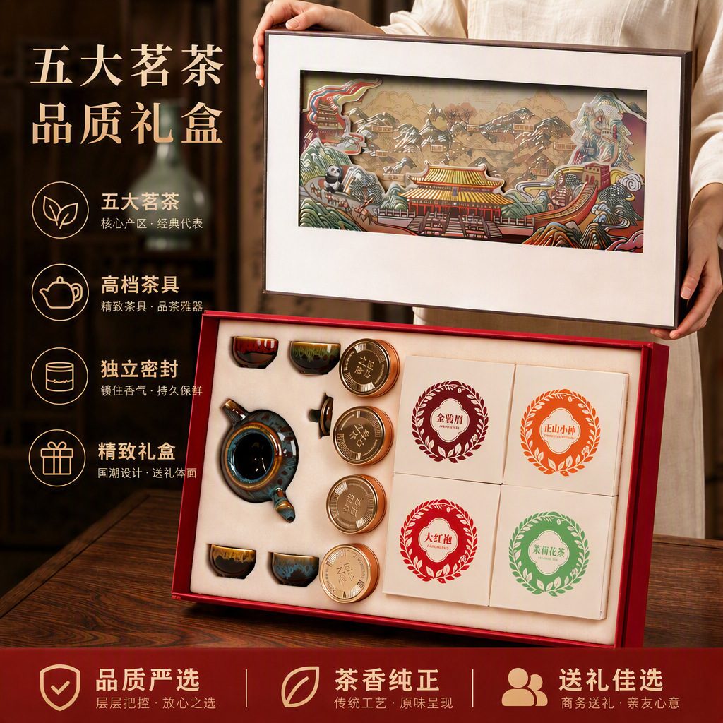 大红袍乌龙茶礼盒装