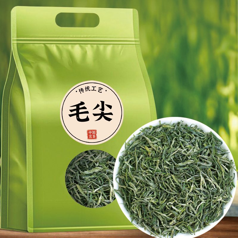 新茶绿茶毛尖龙井高山绿茶茉莉飘雪嫩芽浓香耐泡茶叶