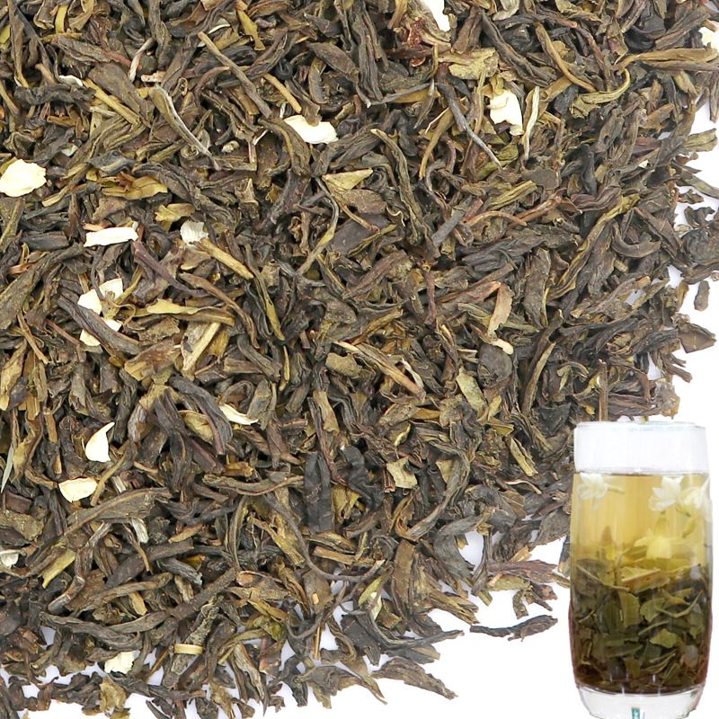 2026新茶广西横县茉莉绿茶小白毫