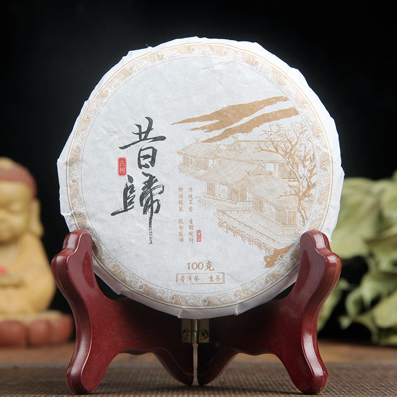 云南普洱生茶饼 昔归荒野古树茶 100g/饼