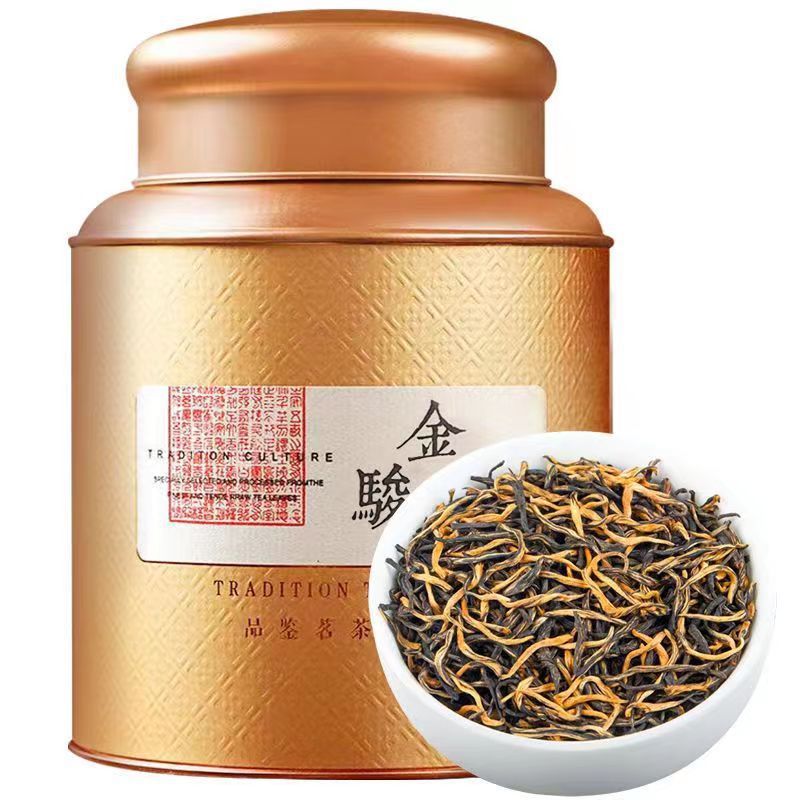 正宗金骏眉红茶，新茶蜜香花香浓香型，散茶罐装礼盒