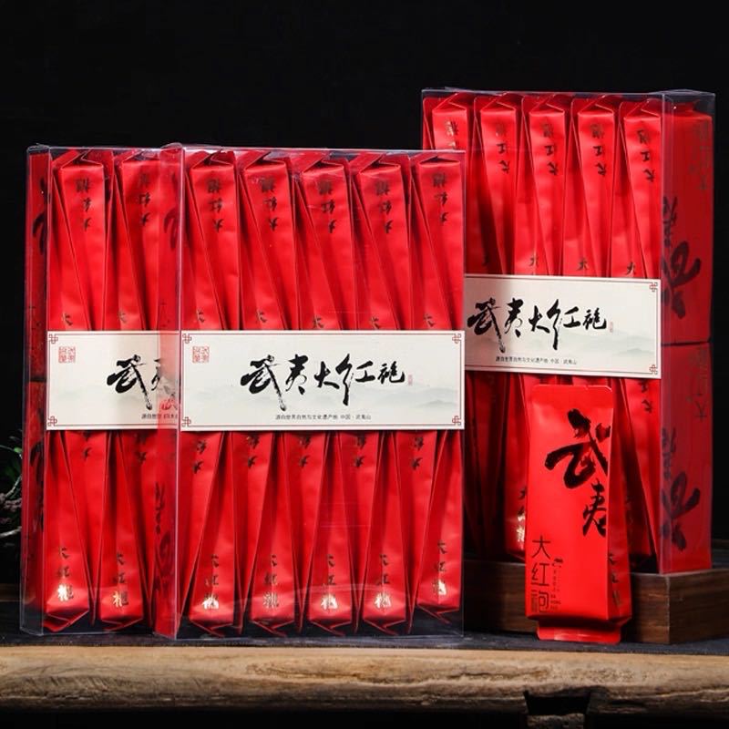武夷山特级正岩大红袍乌龙茶，2026年新茶，浓香型，20袋礼盒装