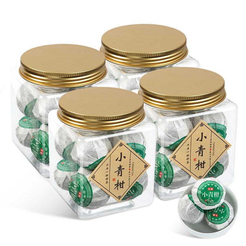 小青柑陈皮普洱熟茶礼盒散装罐装