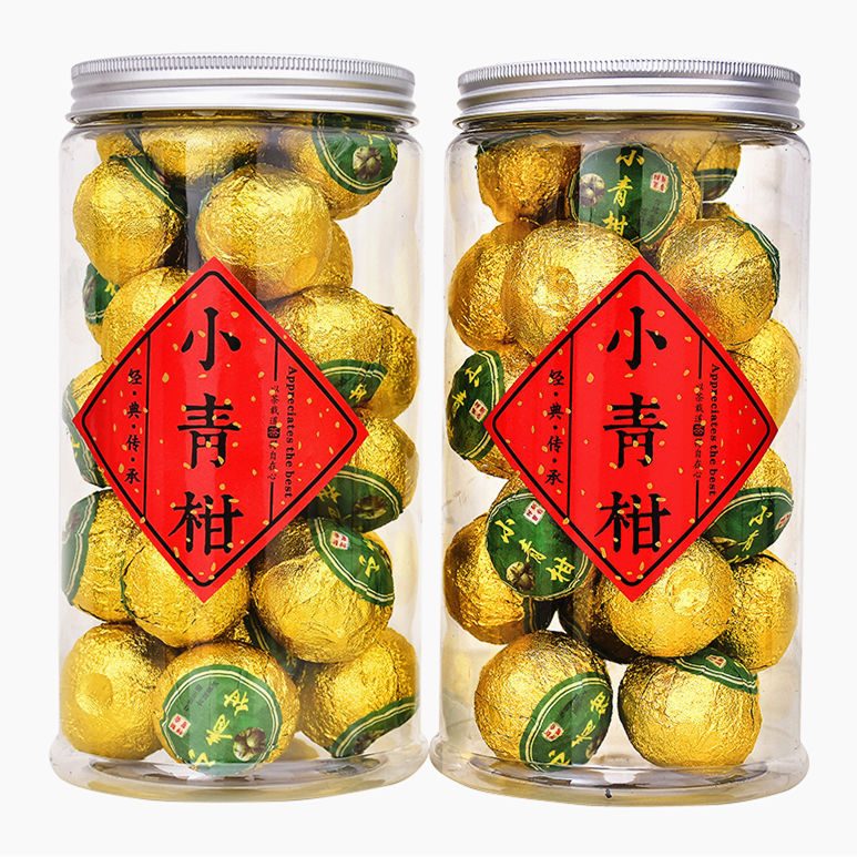 新会小青柑普洱茶，陈皮普洱茶，250g罐装