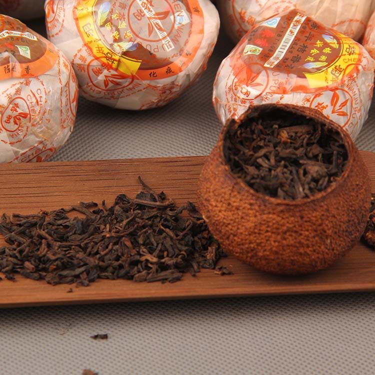 普洱熟茶散茶柑普茶312陈年新会橘普枣香型