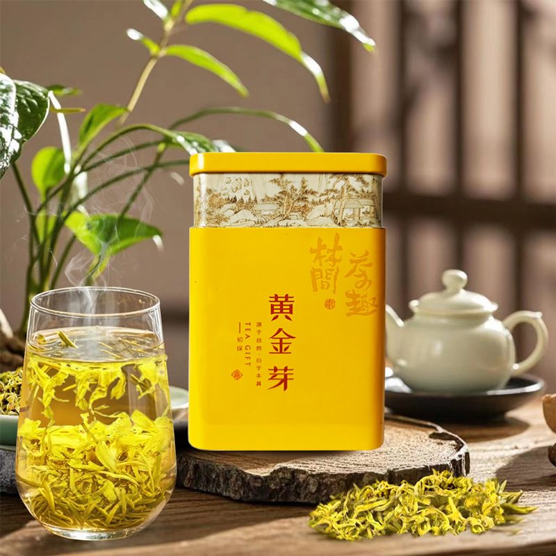 黄金芽茶叶2026新茶安吉高山明前特级白茶礼盒