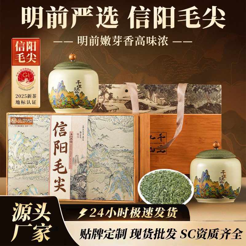 信阳毛尖2026明前绿茶礼盒
