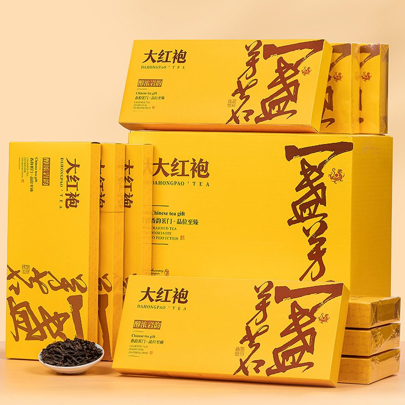 大红袍肉桂岩茶，武夷山乌龙茶，礼盒装，烟条装，500g